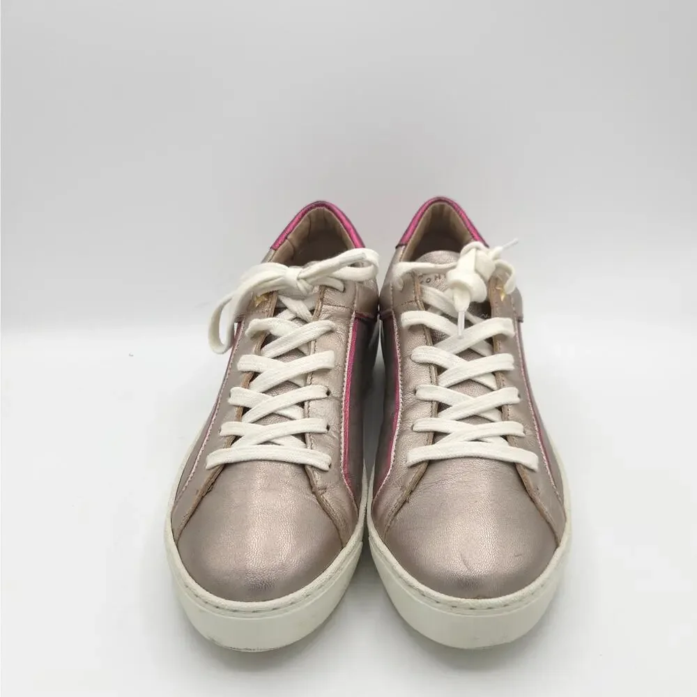 Hilfiger Women's  metallic pink sneakers size 9.5